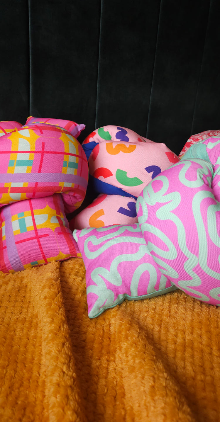Cuddle loop pillow