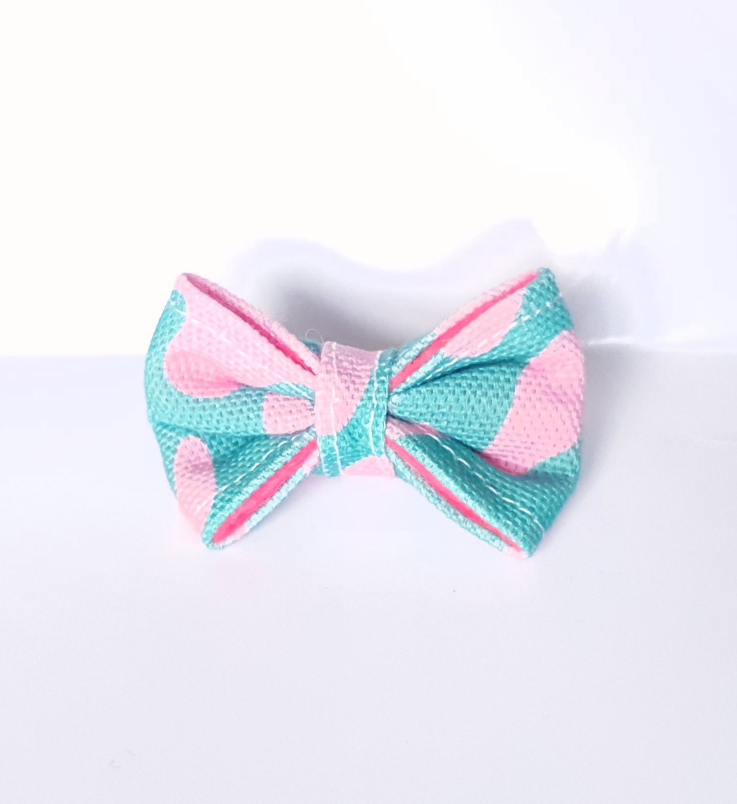 Bow clips- squiggle print