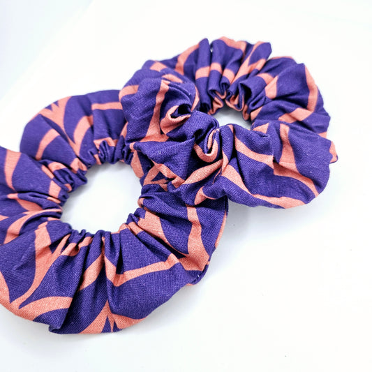 Purple Rosette scrunchie