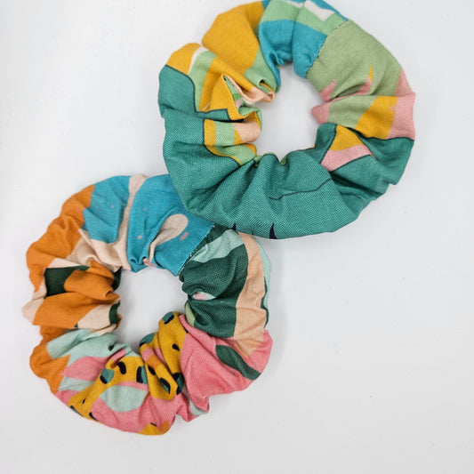 Abstract shapes scrunchies