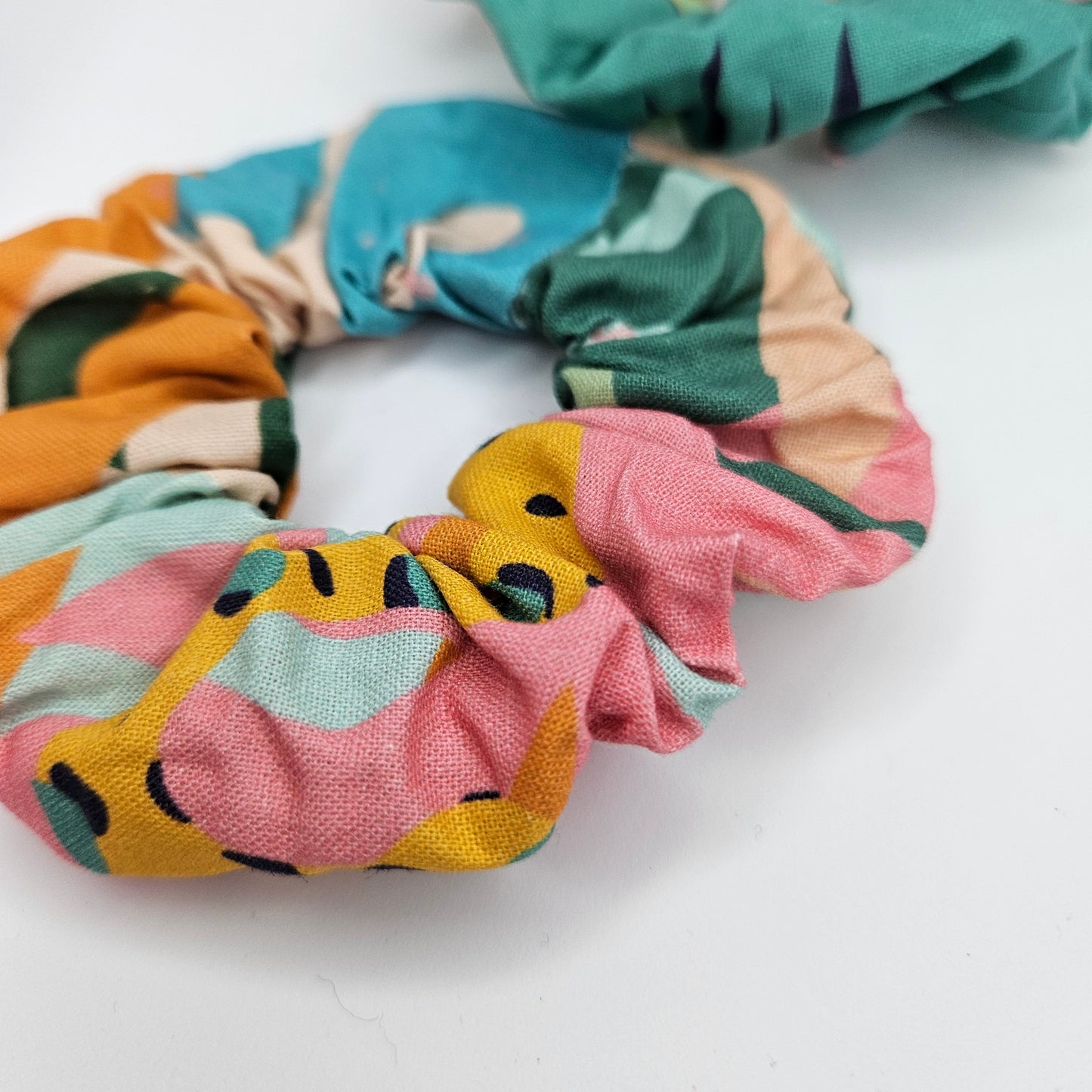 Abstract shapes scrunchies