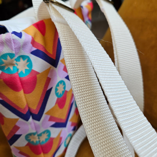 Carousel print mini Backpack