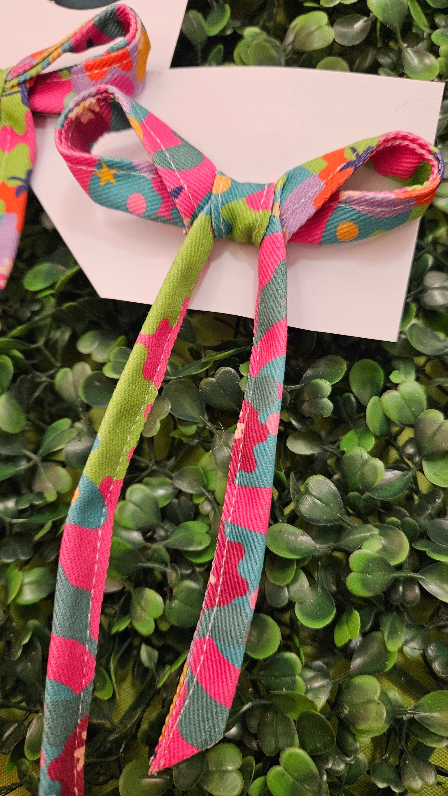 Long tail bow clips- Galactic