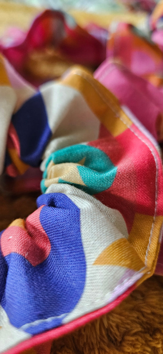 Carousel design scrunchies