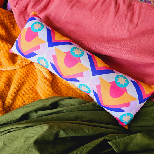 Carousel shapes Throw pillow