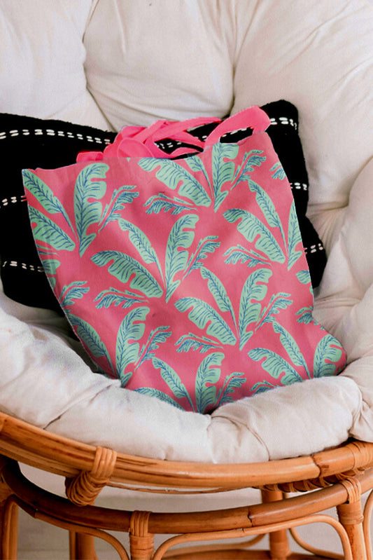 Tropical banana leaves Tote bag