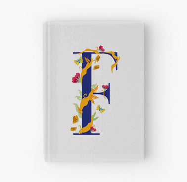 Whimsical Floral Monogram - Journal
