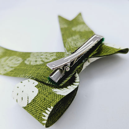 Tropical Leaf Ribbon bow