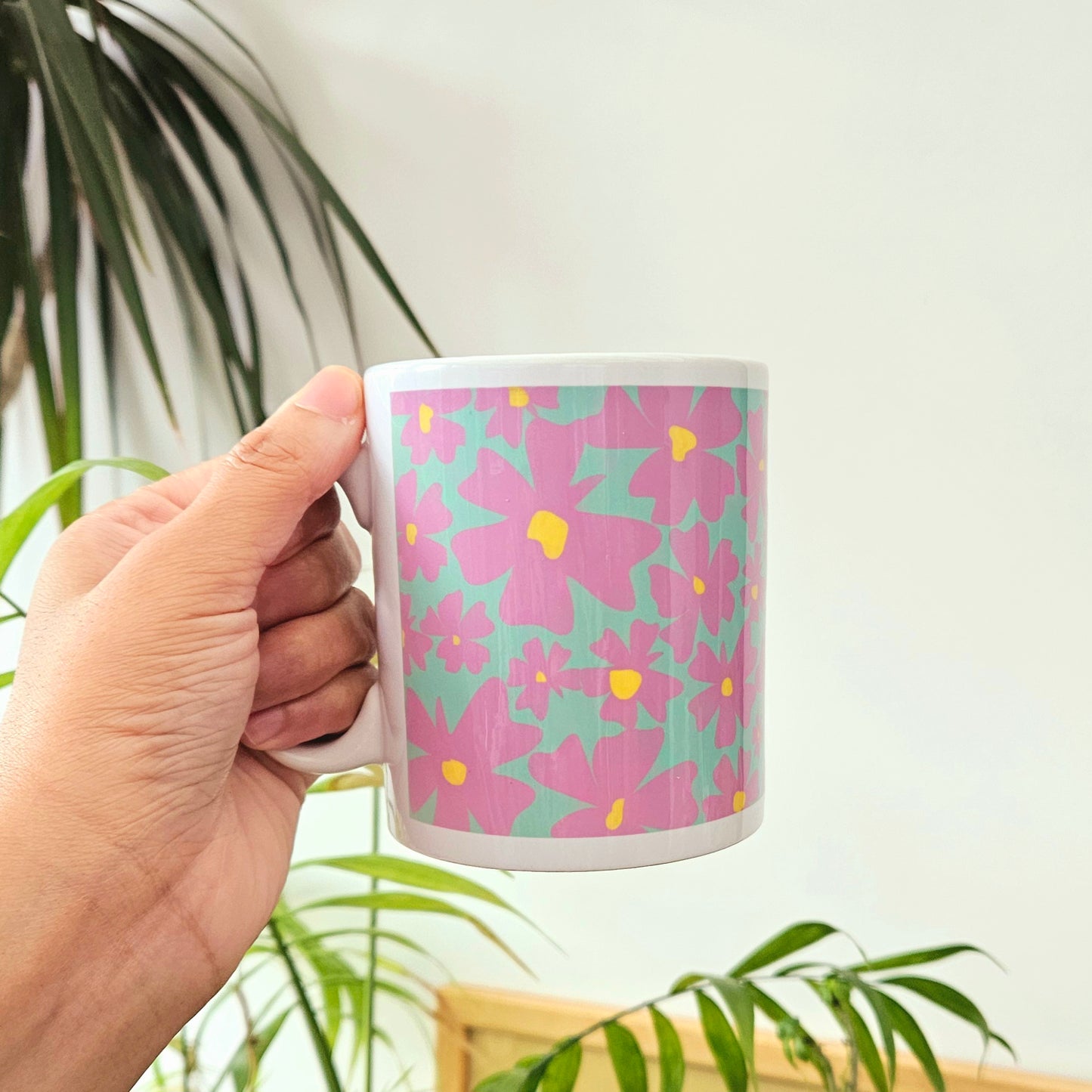 Purple daisy Mug