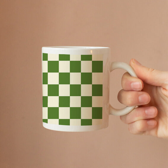 Checked Mug