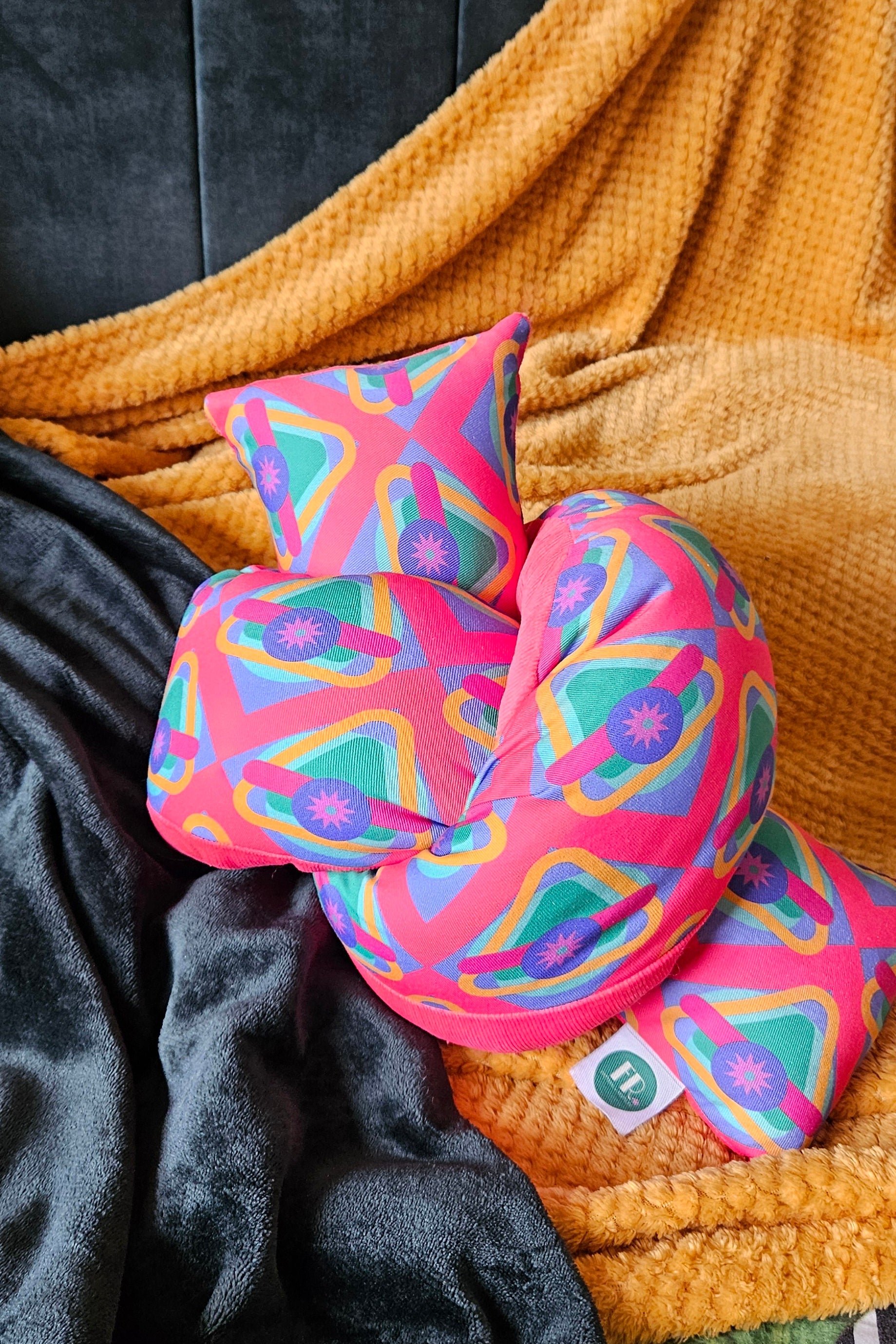 Rock candy cuddle loop – Fawziyah Raja surface pattern & textiles