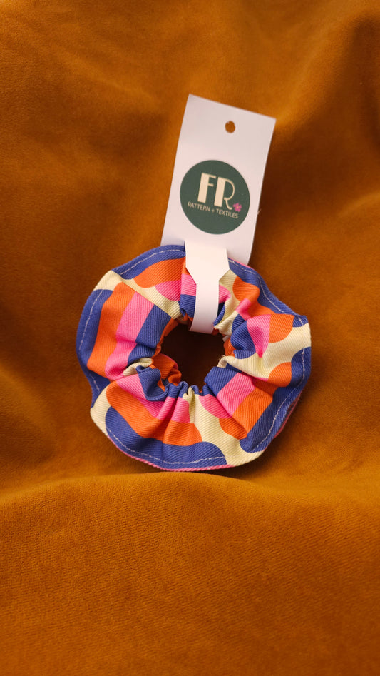 Retro twist design Scrunchie