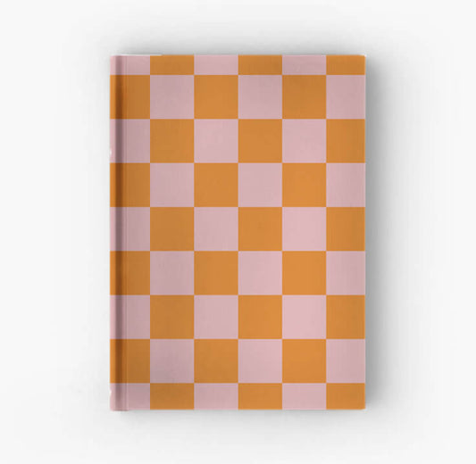 Checker board notebook journal
