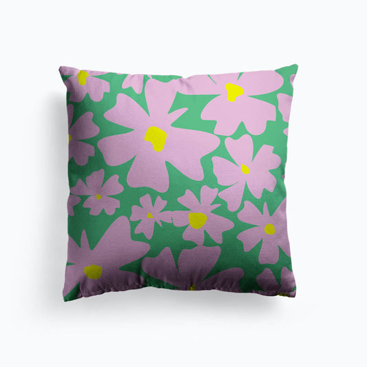 Purple daisy cushion