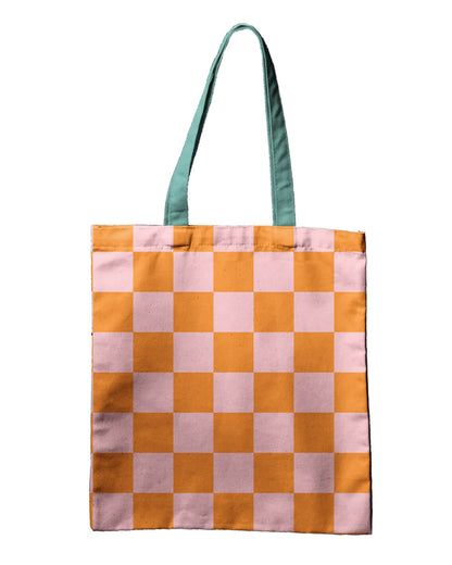 Checker board design Tote Bag