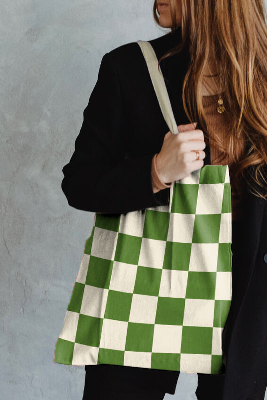Checker board design Tote Bag