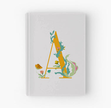 Whimsical Floral Monogram - Journal