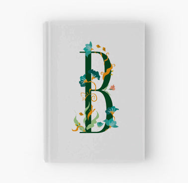 Whimsical Floral Monogram - Journal