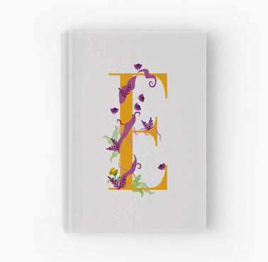 Whimsical Floral Monogram - Journal