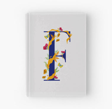 Whimsical Floral Monogram - Journal